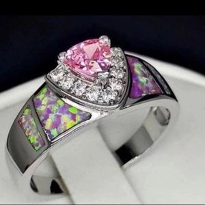 Pink Topaz Ring